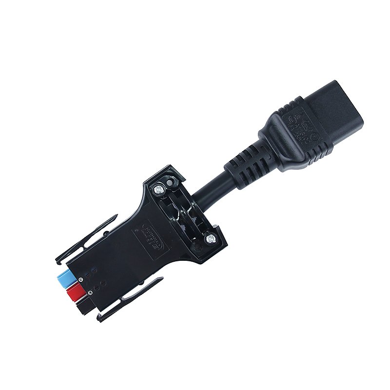 6 pin fixed plug with 45A connector to C19 C20 plug power connector