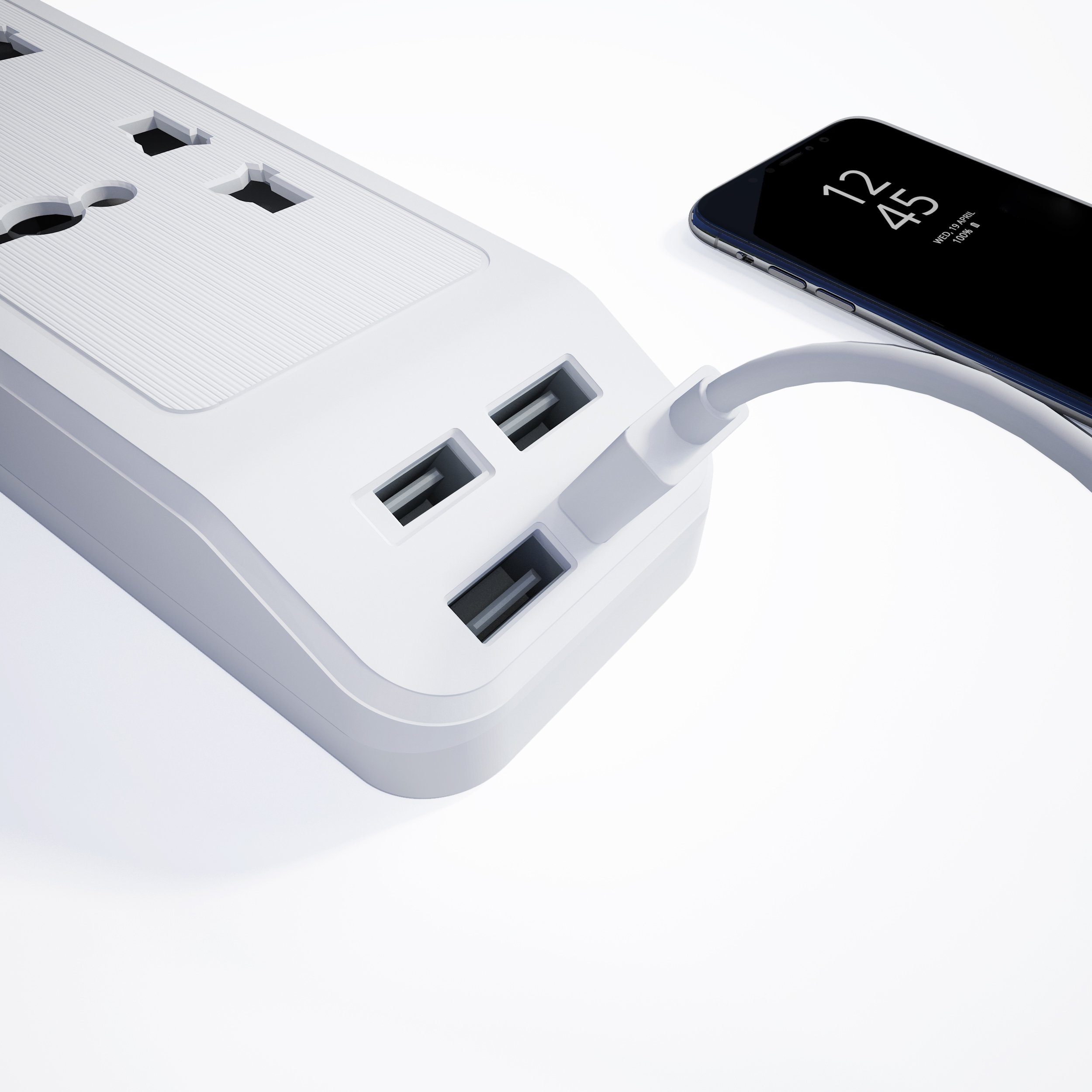 Electrical Household Multi Outlet Plugs 2 In 1 Power Strips 4 Usb Ports Charging Plug Power Extension Socket