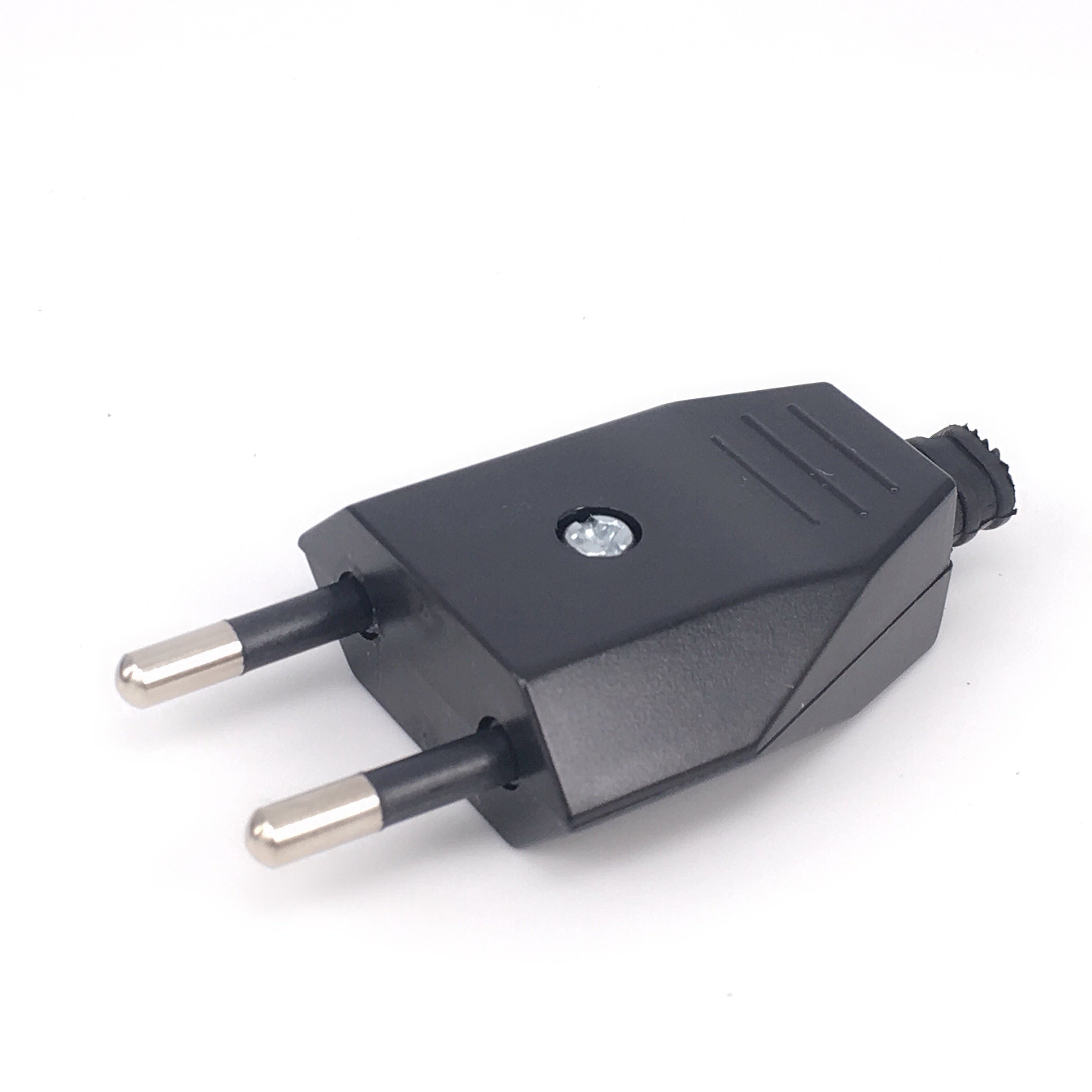 Eu Round Pin Adaptor Plug 250v 10a 2 Pin Power Plug With European Style Connector