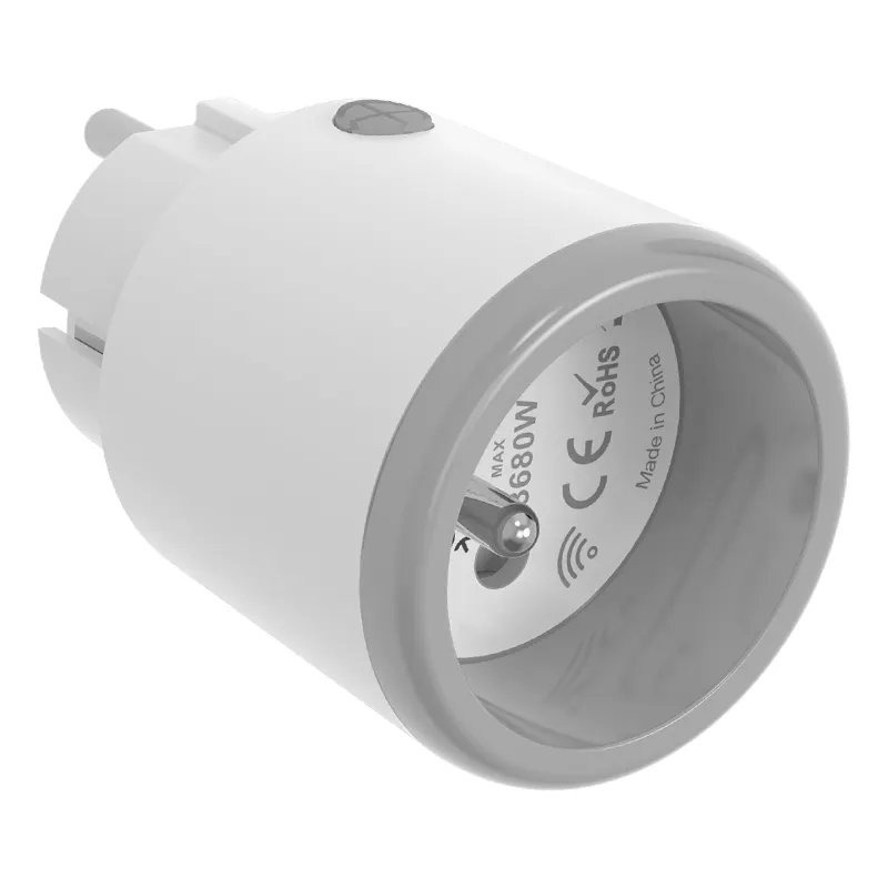 tuya zigbee smart remote control FR france socket plug outlet with power meter monitor work with alexa and google home