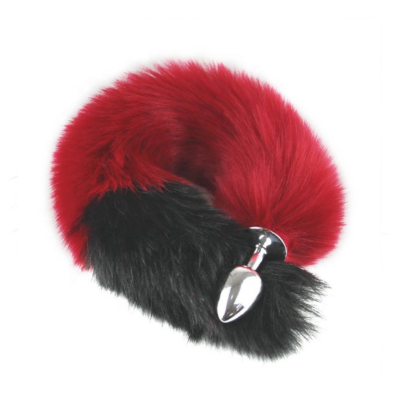 Wholesale 20 Colorful Anal Tails Sex Games Erotic Adult Sex Product Fox Tail Anal Plug