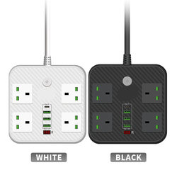 Factory Customization Desktop Extension Socket Multi Plug Power Socket Extension With Type C