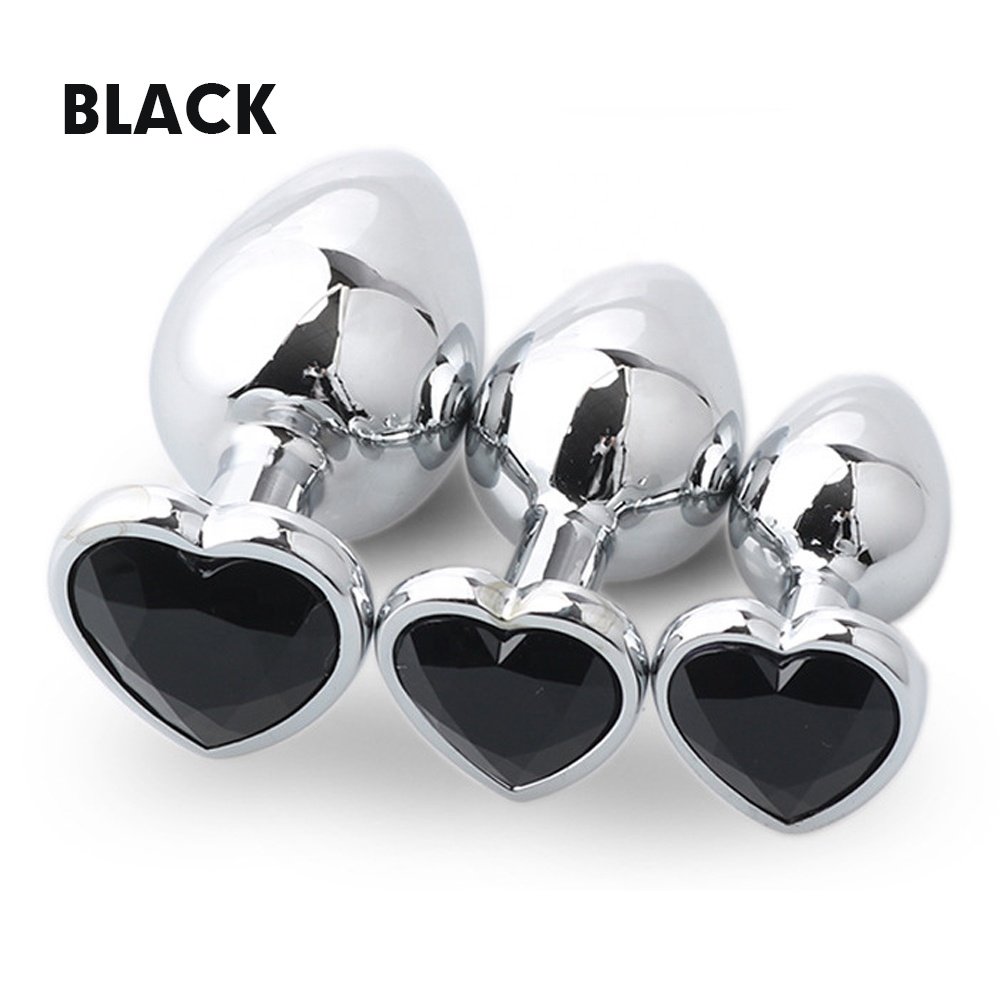 China Factory Supply Crystal Jewelry Butt Plug Anal Bead Anus Massage Anal Sex Toys Metal Anal Plug For Men Women Couples