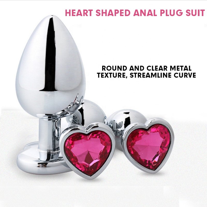 China Factory Supply Crystal Jewelry Butt Plug Anal Bead Anus Massage Anal Sex Toys Metal Anal Plug For Men Women Couples