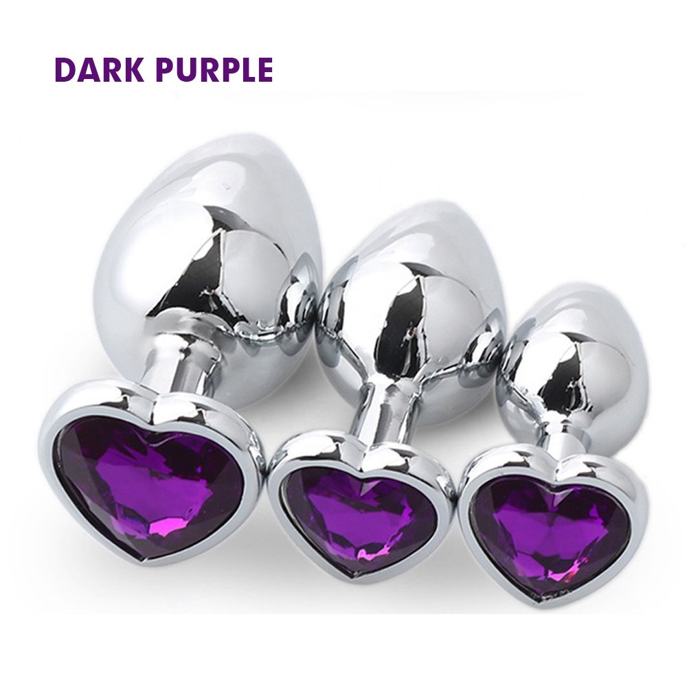 China Factory Supply Crystal Jewelry Butt Plug Anal Bead Anus Massage Anal Sex Toys Metal Anal Plug For Men Women Couples
