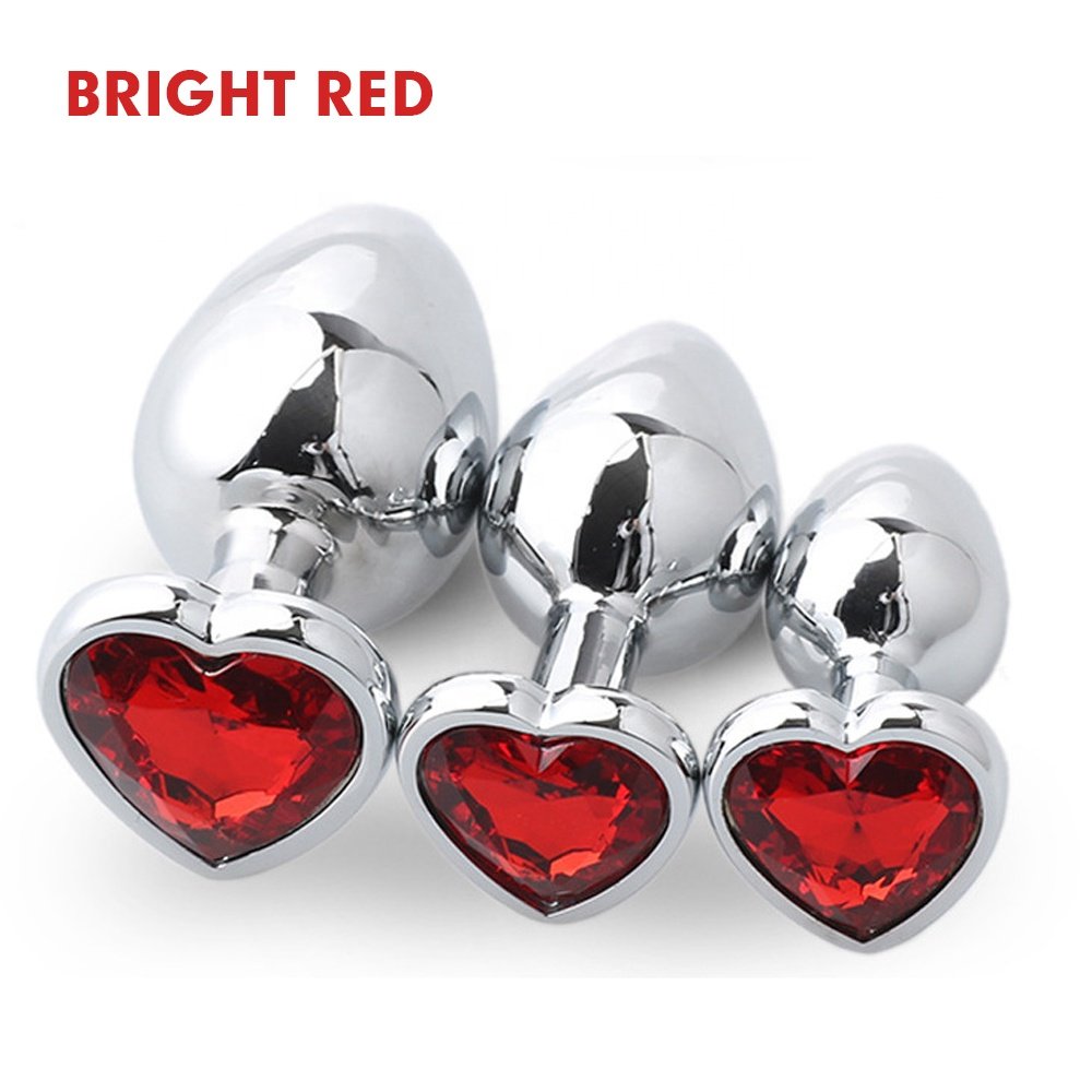 China Factory Supply Crystal Jewelry Butt Plug Anal Bead Anus Massage Anal Sex Toys Metal Anal Plug For Men Women Couples