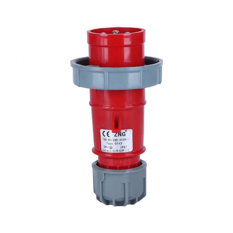 Best Seller IP67 Waterproof 4 Pin 400V 16A Industrial Plug ZNG-0143