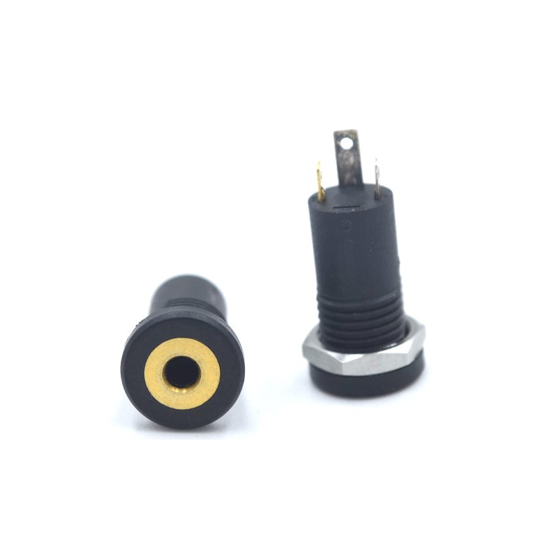 Wholesale High Performance 3.5mm DC Jack Socket 3.5mm 3 Pole Female Jack Socket Gold Plated Earphone Plug