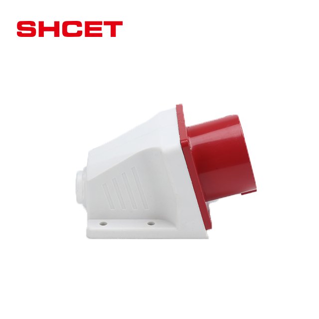 Hot selling P44 380V 16a 3phase 5pin plug industrial wall mount multiple plug and socket
