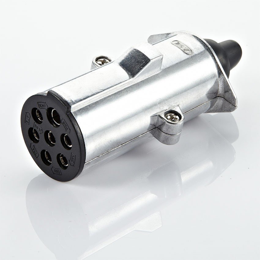 Hot selling 24V trailer plug N type 2pc 7way european adapter Trailer connector cable adapter 24V 15pin plug