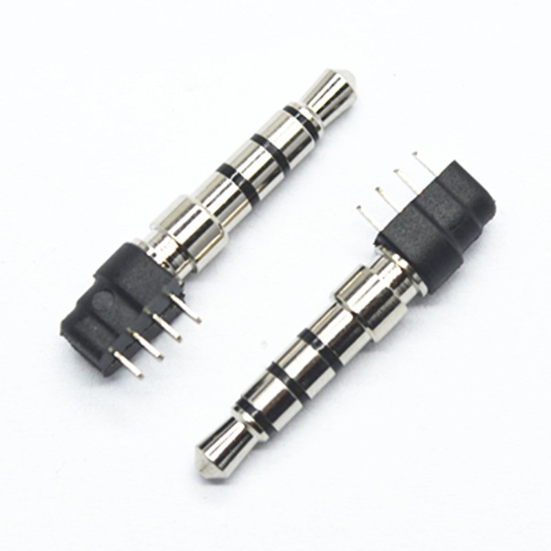 Wholesale 3.5mm 4pole 4pin PCB Headset Plug Adapter