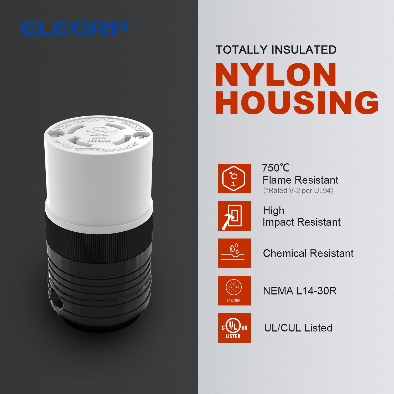 L14-30R Locking Connector wire Twist Lock Adapter Female Connector 30 amp twist lock generator plug & connector