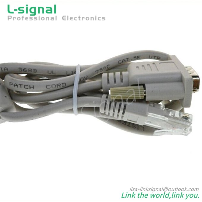 Factory Supply RS232 DB9 D Sub 9Pin Female to RJ45 Plug for Switchboard
