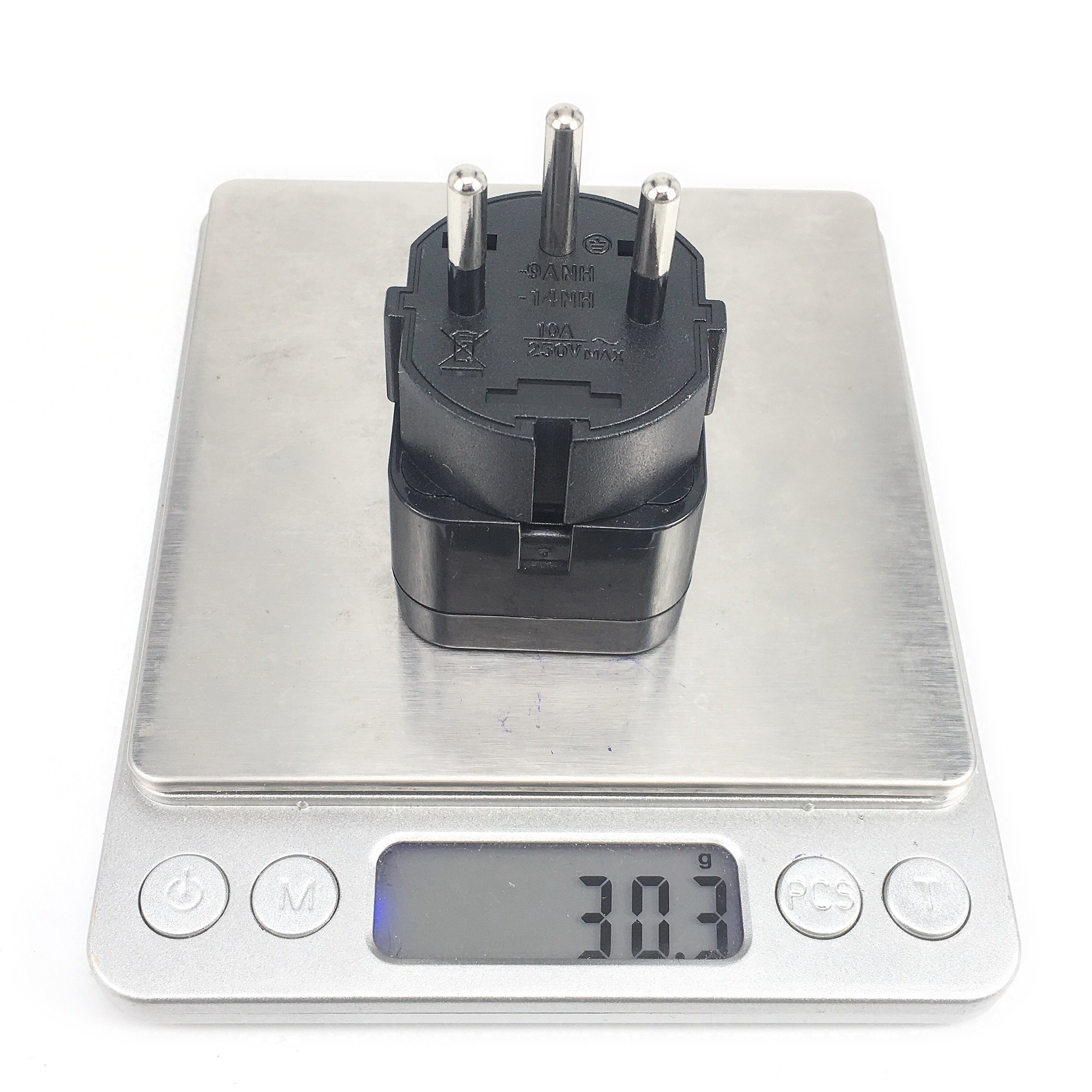 Universal 10A round 3 pins Type H Travel Trip Journey Plug Adapter For Israel power charge conversion plug Palestine