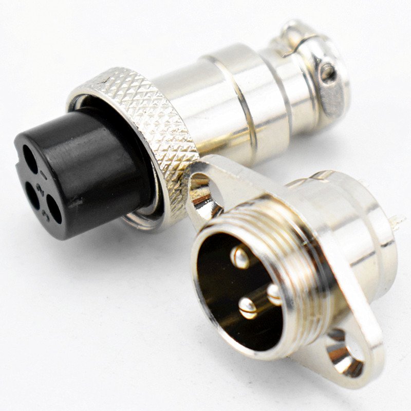M16 Rhombus Panel-mounted Socket 2 3 4 5 6 7 8 9 10 Pin Connector GX16 Waterproof Plug Socket
