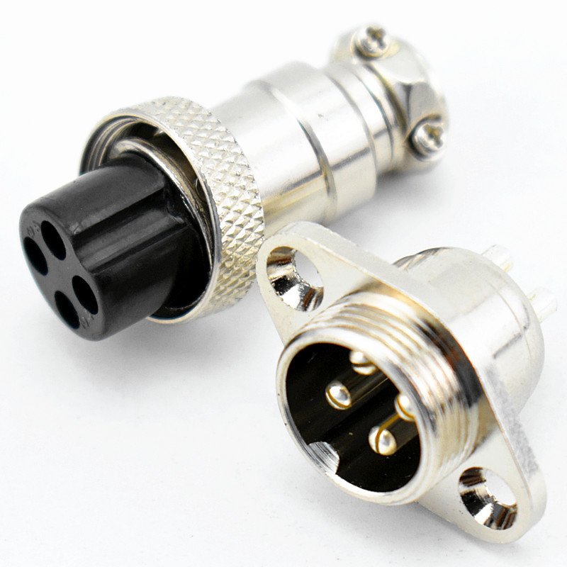 M16 Rhombus Panel-mounted Socket 2 3 4 5 6 7 8 9 10 Pin Connector GX16 Waterproof Plug Socket
