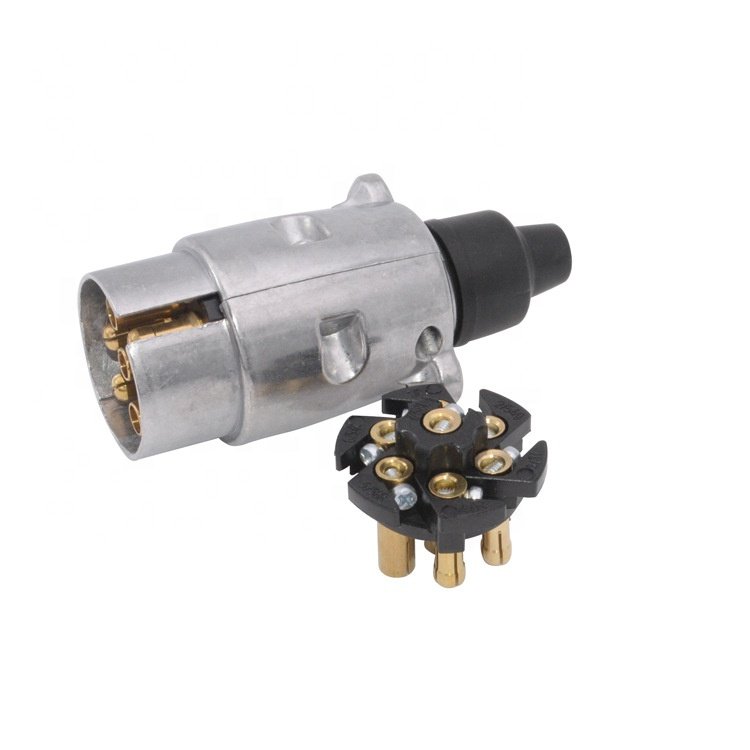 Towbar Towing Trailer Parts Trailer Connectors European trailer plug socket 7 pin plug set