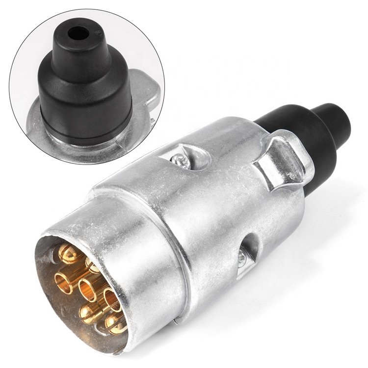 Towbar Towing Trailer Parts Trailer Connectors European trailer plug socket 7 pin plug set