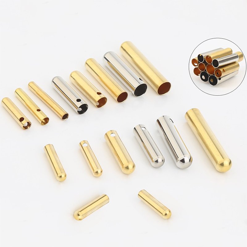 4.8mm 3 Pin Brass Hollow plug Insert 10A/16A Electric Pin Bridge YS-001V
