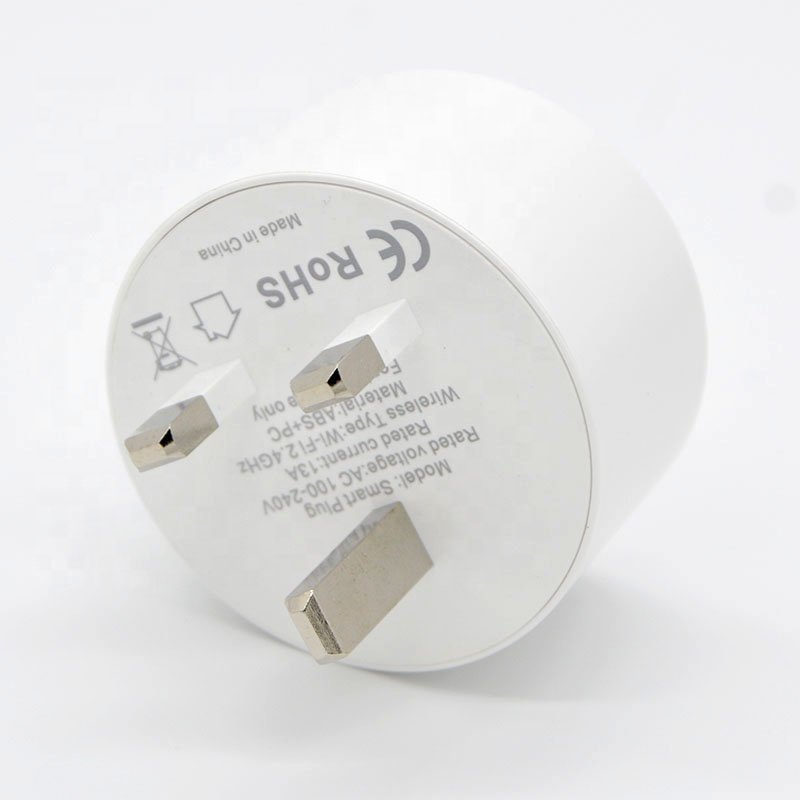 Tuya 16A UK WiFi Smart Plug Power Monitor Smart Socket APP Remote Control Compatible Alexa Google Assistant Google Assistant