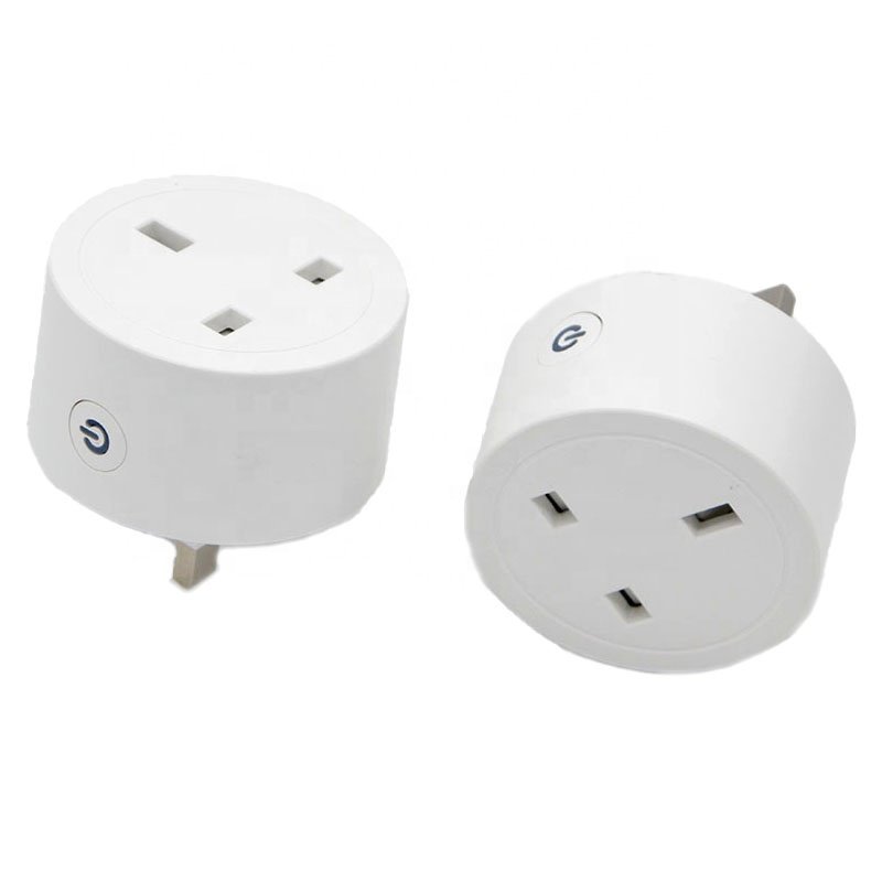 Tuya 16A UK WiFi Smart Plug Power Monitor Smart Socket APP Remote Control Compatible Alexa Google Assistant Google Assistant