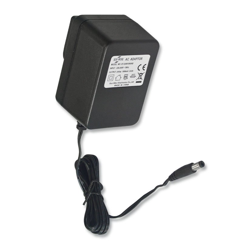Hote Sell UK DC Plug 5.5*2.1mm 24V 1A transformer Ac/Dc Led Strip Switching 24V Power Supply