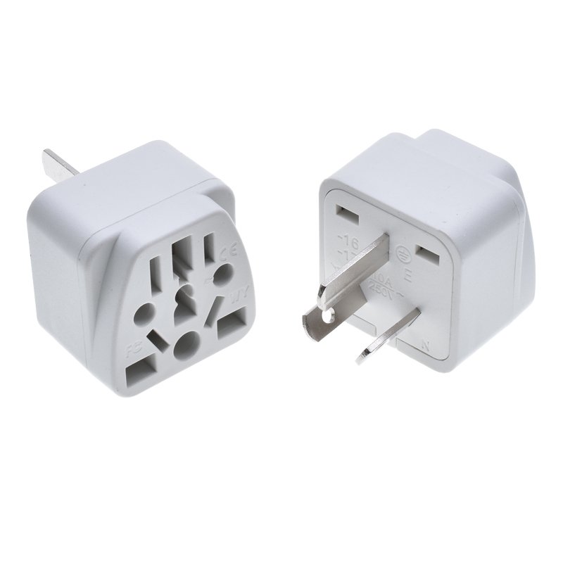 Travel adapters New Zealand plug universal to Australia Argentina Grounding plug