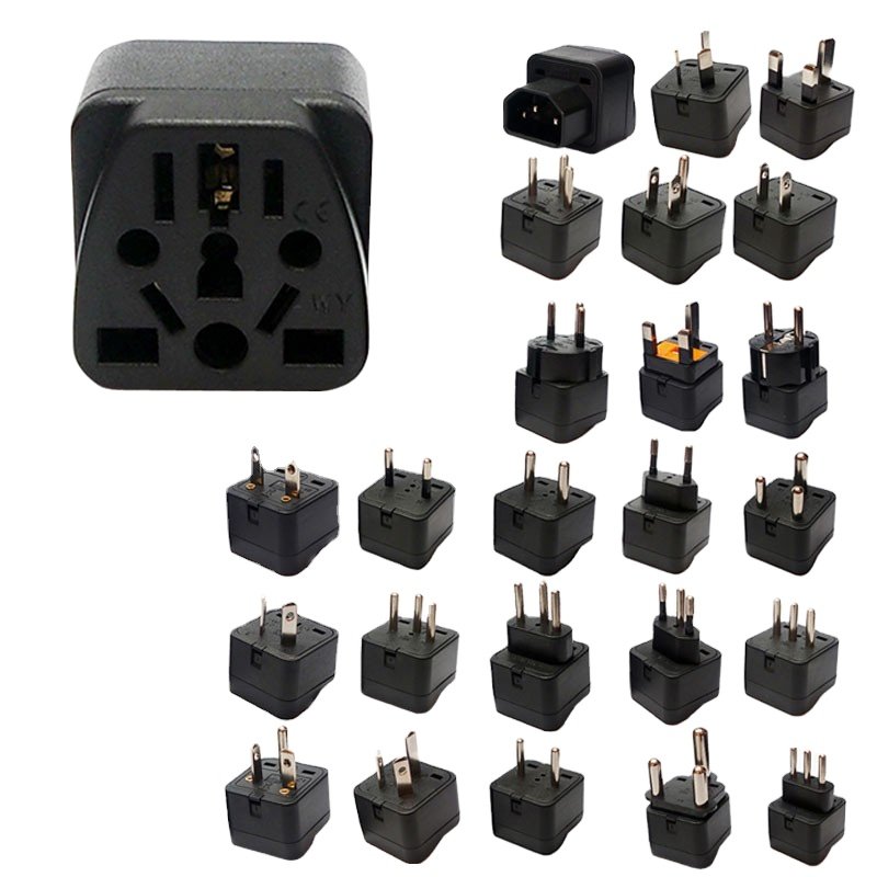 Travel adapters New Zealand plug universal to Australia Argentina Grounding plug
