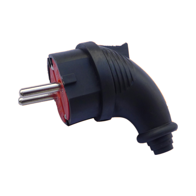 P6053 TPE electrical rubber EU plug