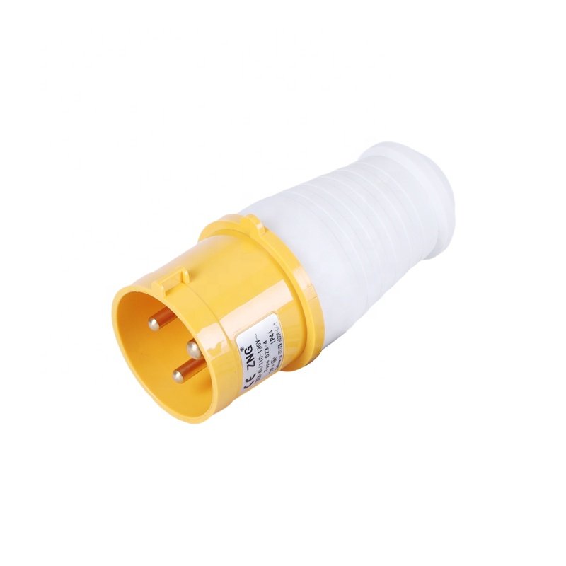 110V Industrial 3 Pin Male Plug 32A-4H Industrial Site Plug
