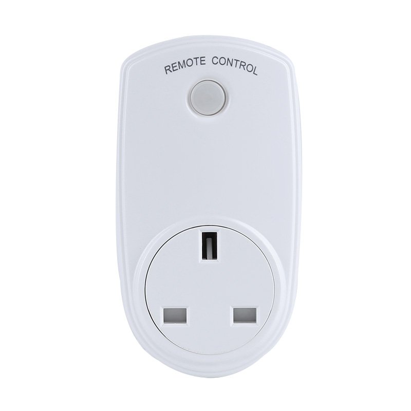 Remote control socket UK plug in power socket smart home plug rf control plug