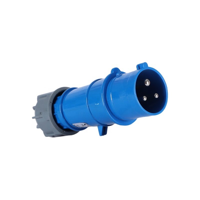 Fast Connecting ZNG-0132 Round Pole 3 Pin 230V/240V 16A Industrial Male And Female Plug
