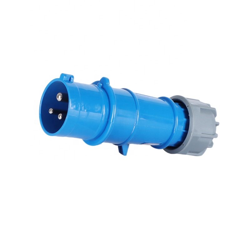 Fast Connecting ZNG-0132 Round Pole 3 Pin 230V/240V 16A Industrial Male And Female Plug