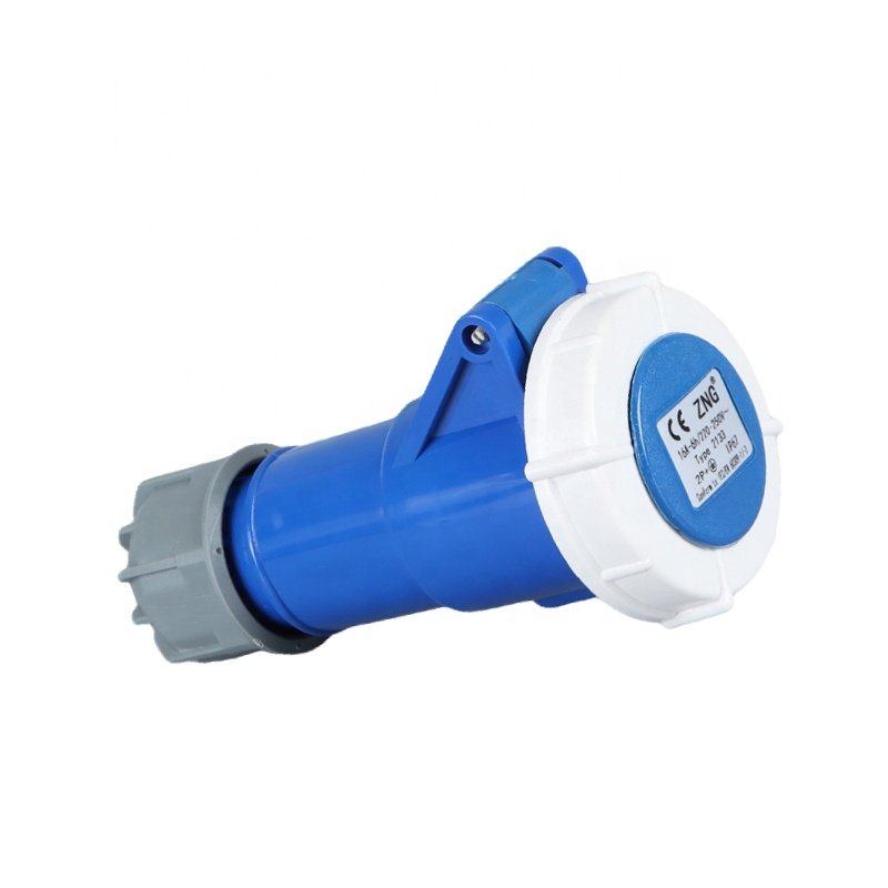 IP67 Waterproof Round Pole 220V 16A Industrial Plug Socket 3 Pin Male Female