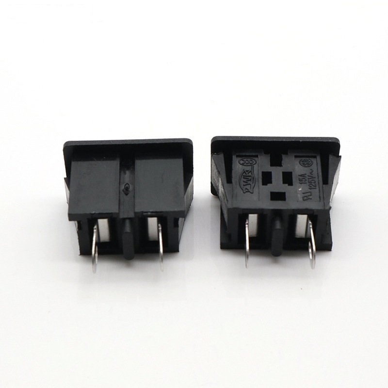 AC Power Outlet 125V AC Socket Outlet AC-09 AC Power Socket 2 Pin, Female,
