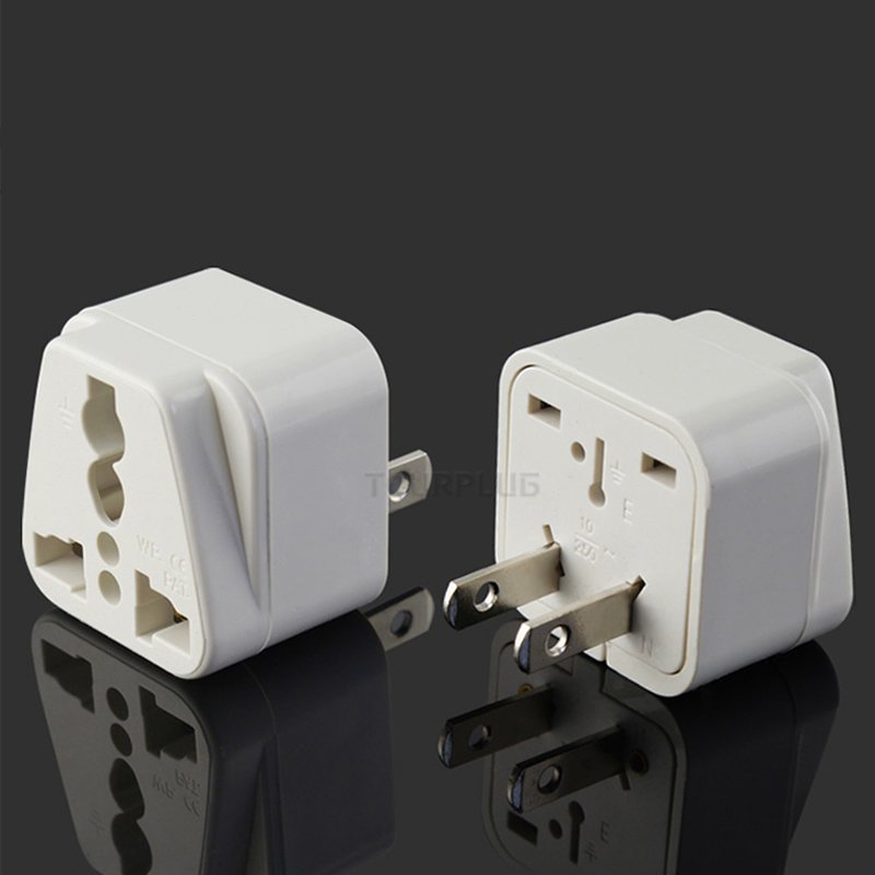 Fast shipping universal travel adapter to US Japan Thailand Type A2 flat pins 10A 250V AC Power Plug Travel Converter