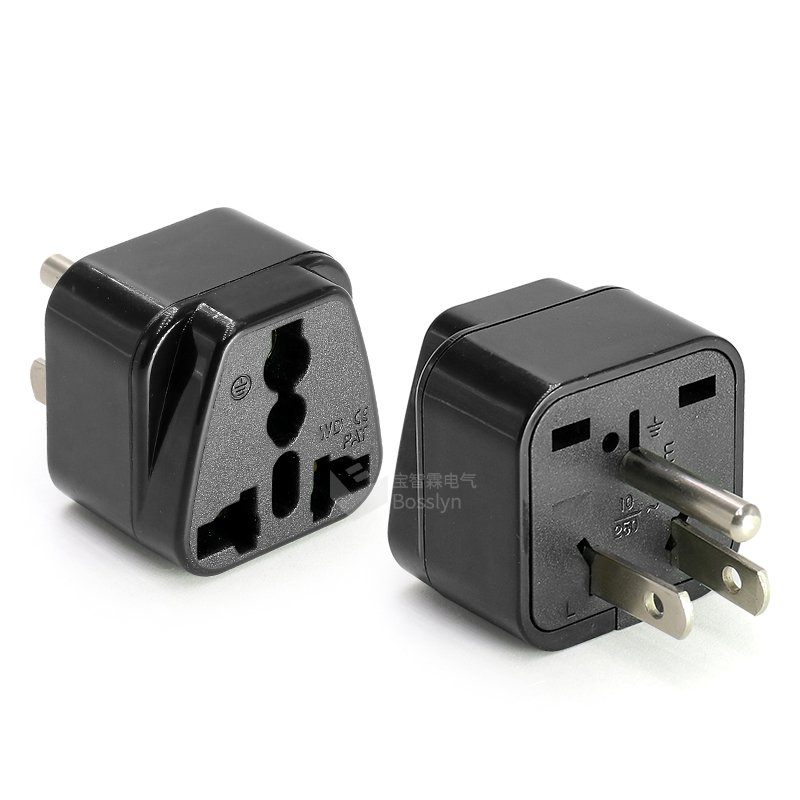 Universal Plug Adapter Travel Plug Kit for USA to UK, Ireland, Hong Kong