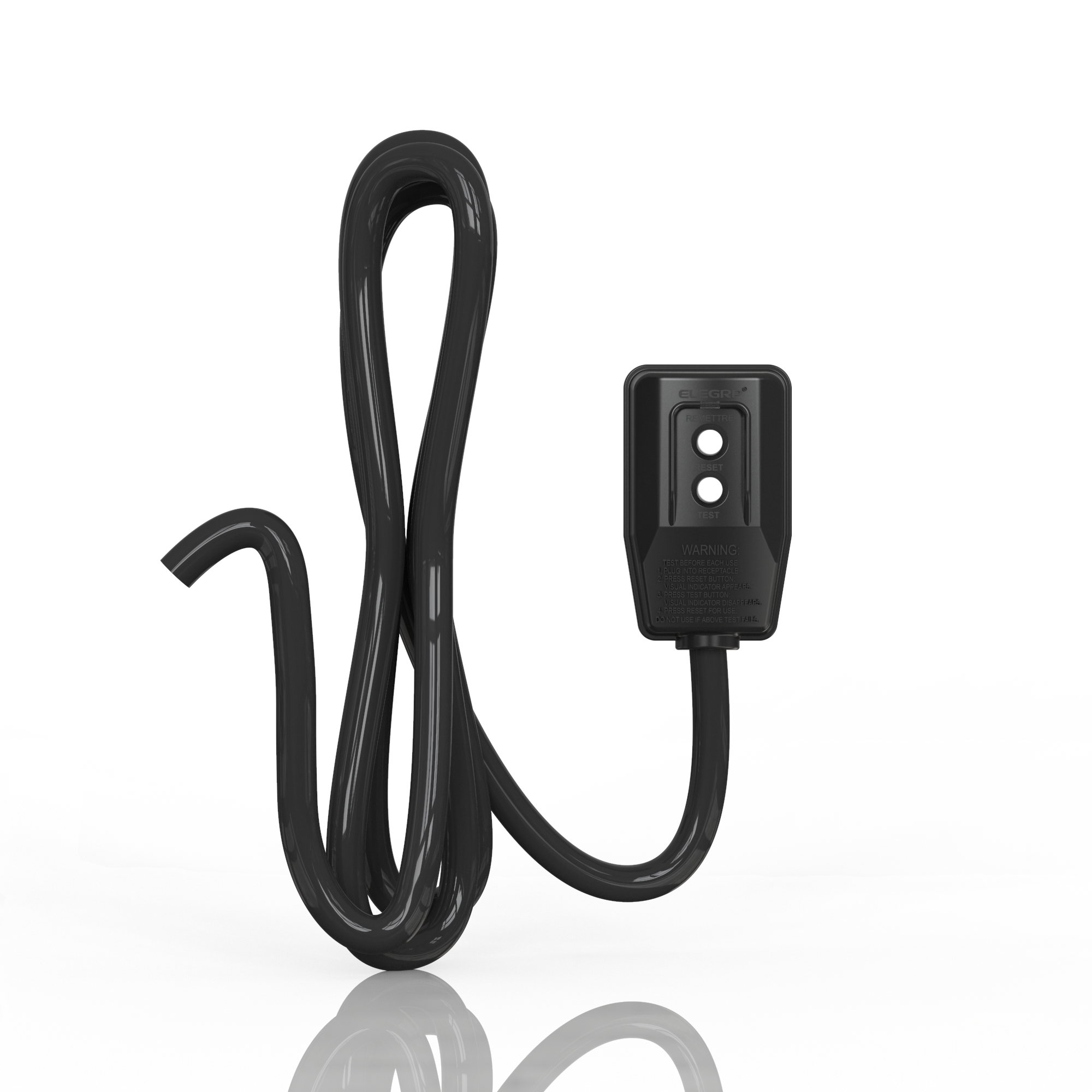 15 Amp 120V Auto Reset 2 Pin extension cord UL listed outdoor waterproof US gfci plugs for pressure washer