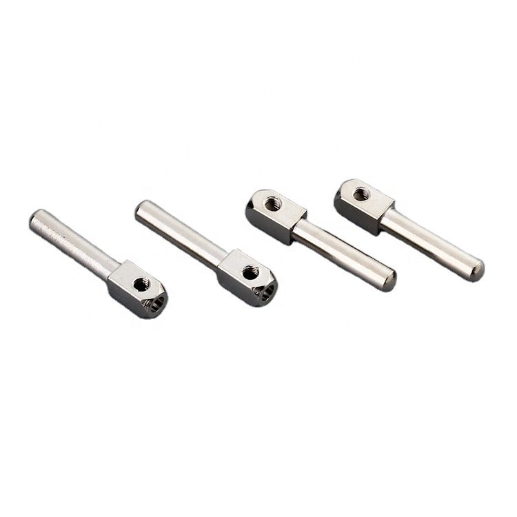 New product Plug Assembly 4.8 mm 2 pinEuropean solid brass round plug copper pin