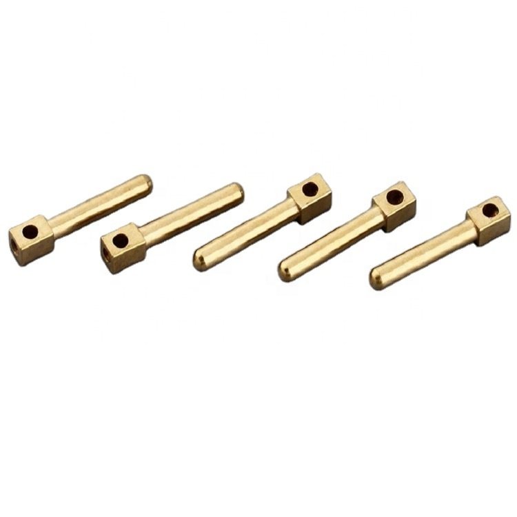 New product Plug Assembly 4.8 mm 2 pinEuropean solid brass round plug copper pin
