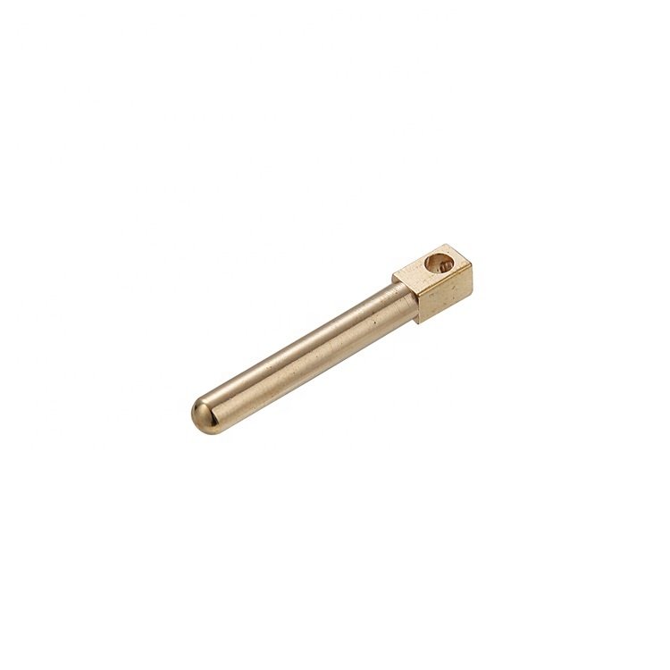 New product Plug Assembly 4.8 mm 2 pinEuropean solid brass round plug copper pin