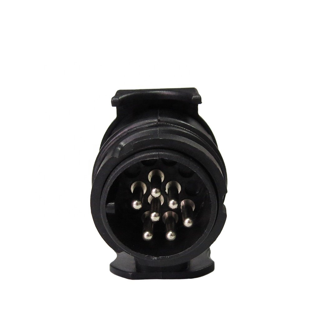 Factory Wholesale 13 Pin 7 Pin Plastic Casing Male Trailer Adapter Plug 12V