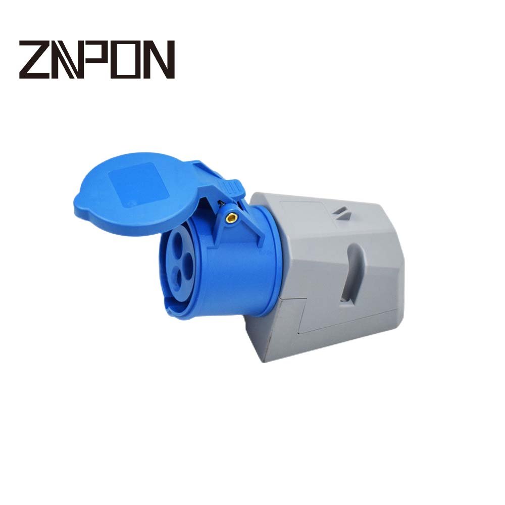 IP44 16A 240V Panel mounted CEE industrial plug and socket