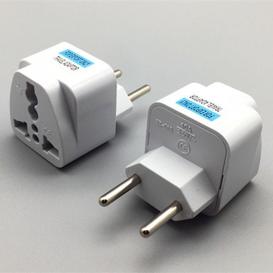 Anen AU EU US UK ZA Standard International Travel Power Plug 10A/13A 2Pins/3Pins Plug And Socket