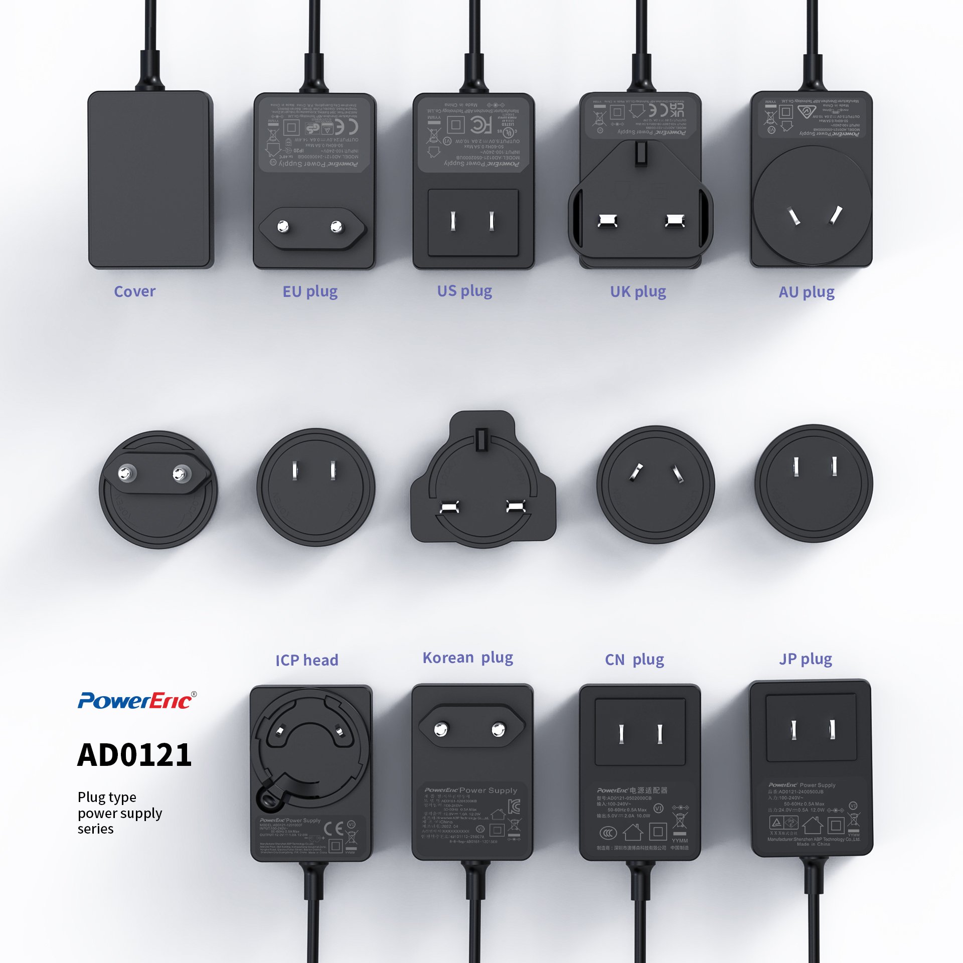 12W 12V1A Power Adapter for TP Link Optical Modem US Plug AC DC 12V Power Supply with RoHS Certificate 50/60hz Frequency