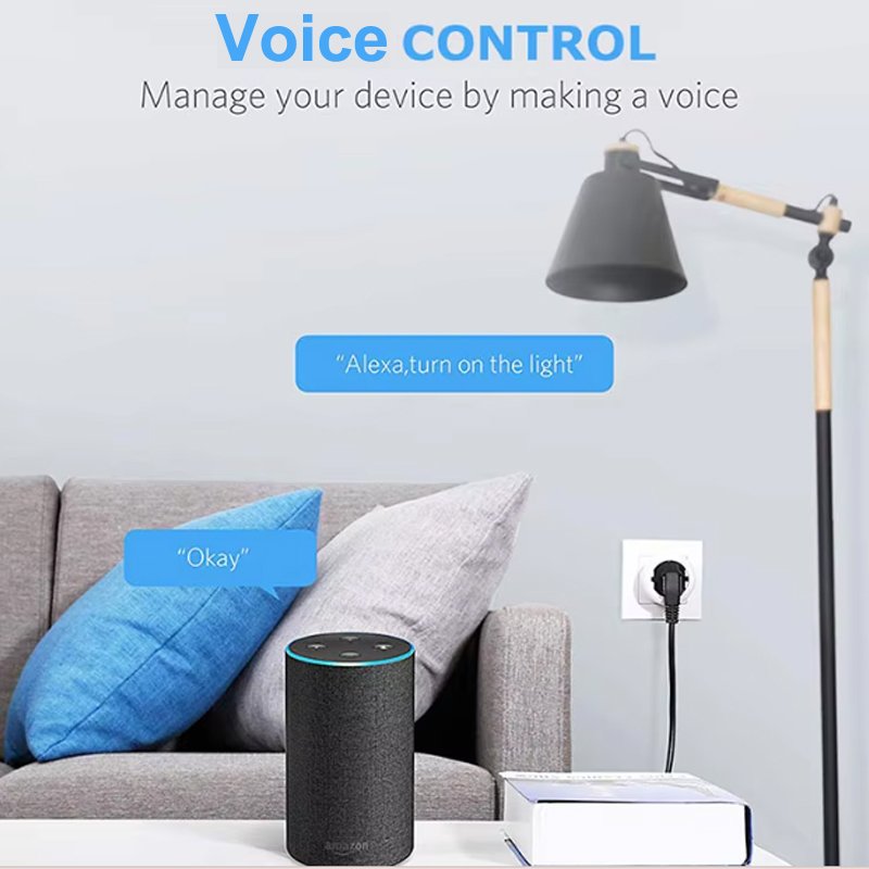Tuya Zigbee EU Smart Plug With Power Monitoring 16A Socket Plug For Home