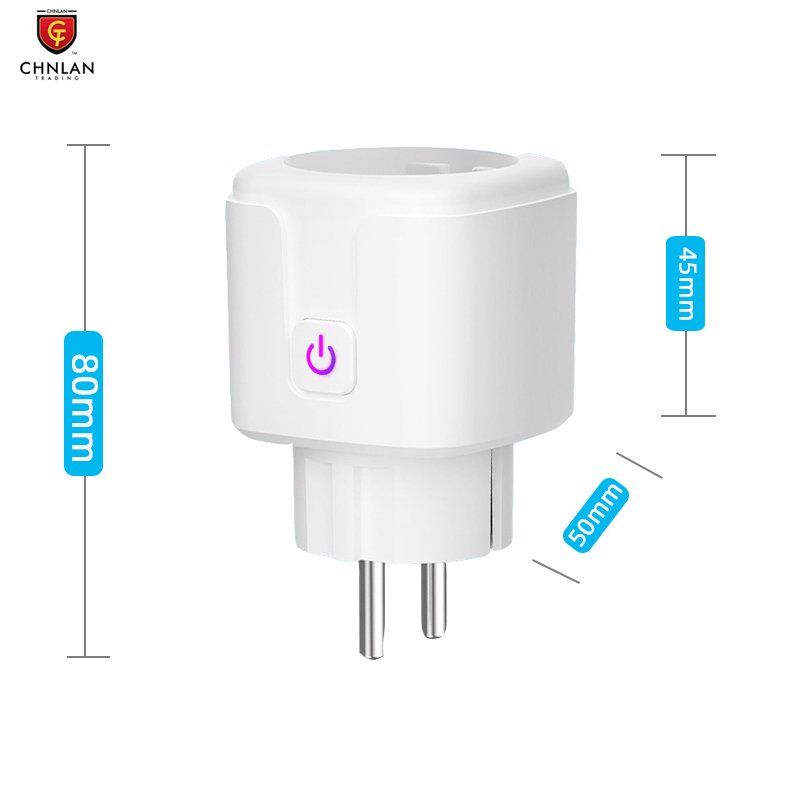 Tuya Zigbee EU Smart Plug With Power Monitoring 16A Socket Plug For Home