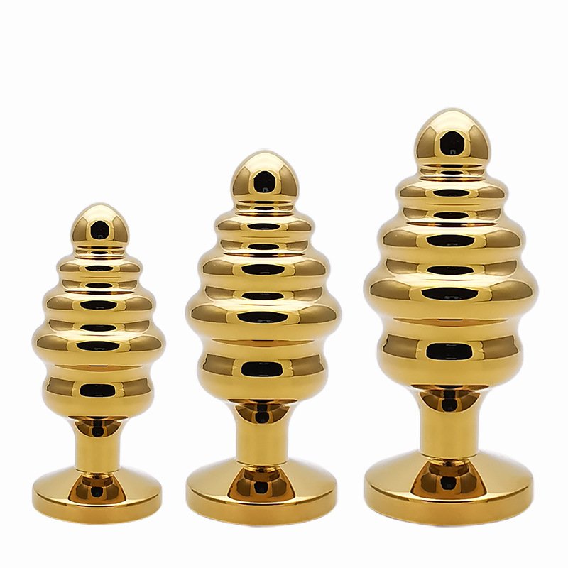 Spiral Shape 3 Sizes Anal Plug Prostate Anal Sex Toys for Woman Jewelry Butt Plug