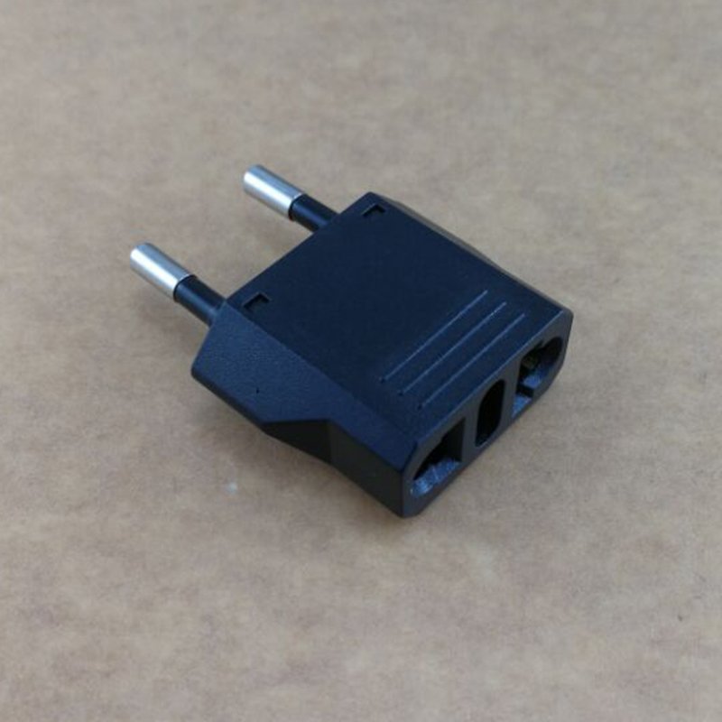 Euro to US America Japan Canada plug adapter 2 pin round pin european EU Germany France 110v to 220v voltage converter