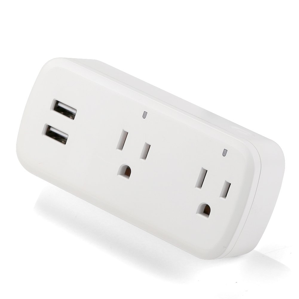 Tuya Wifi Smart Usb Socket Power Strip 15A US Plug Wireless Remote Voice Adapter Charging Port Timer Google Home Alexa